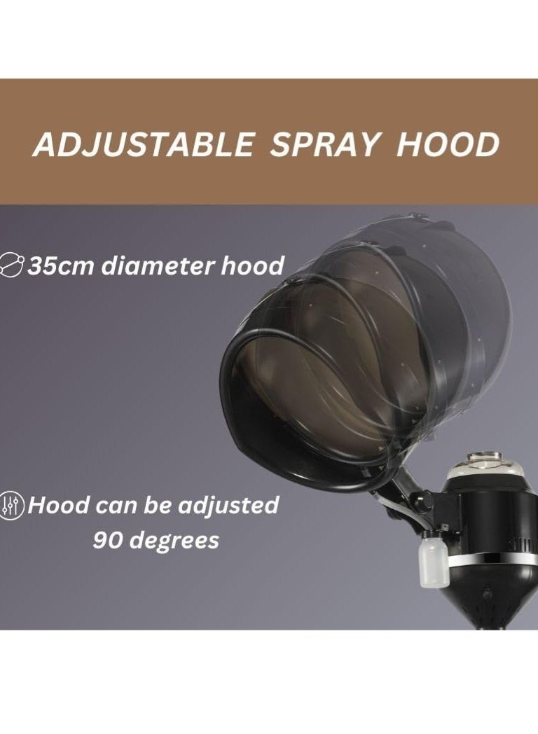 Globalstar Head Steamer Black – Professional Hair and Facial Steamer for Deep Hydration - Image 4